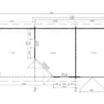 Summer house with side store shed 