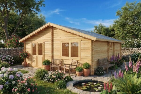 2 bedroom granny flat 6x7m, 43m², 70mm