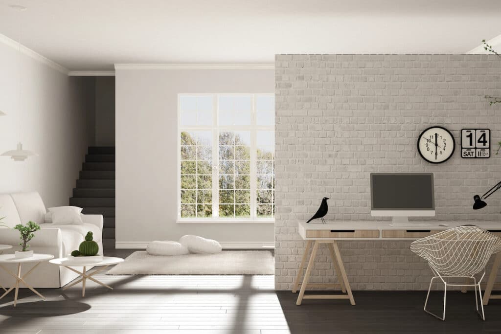scandinavian style home office