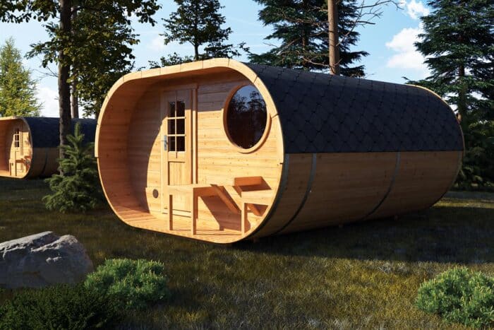 Large camping pod