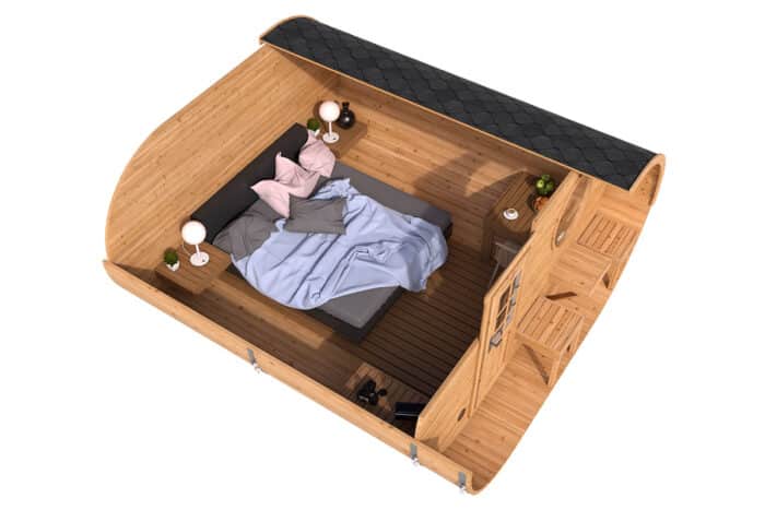 Large camping pod