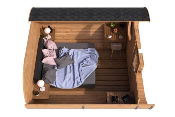 Large camping pod