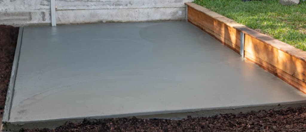 Concrete Slab Base For Garden Rooms