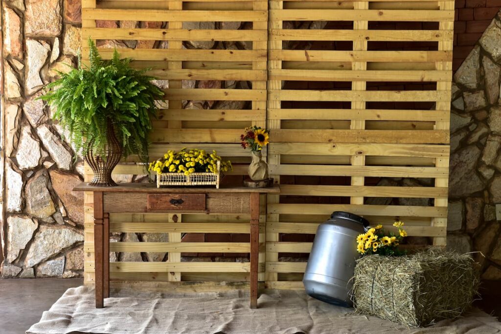 Wooden decoration panel