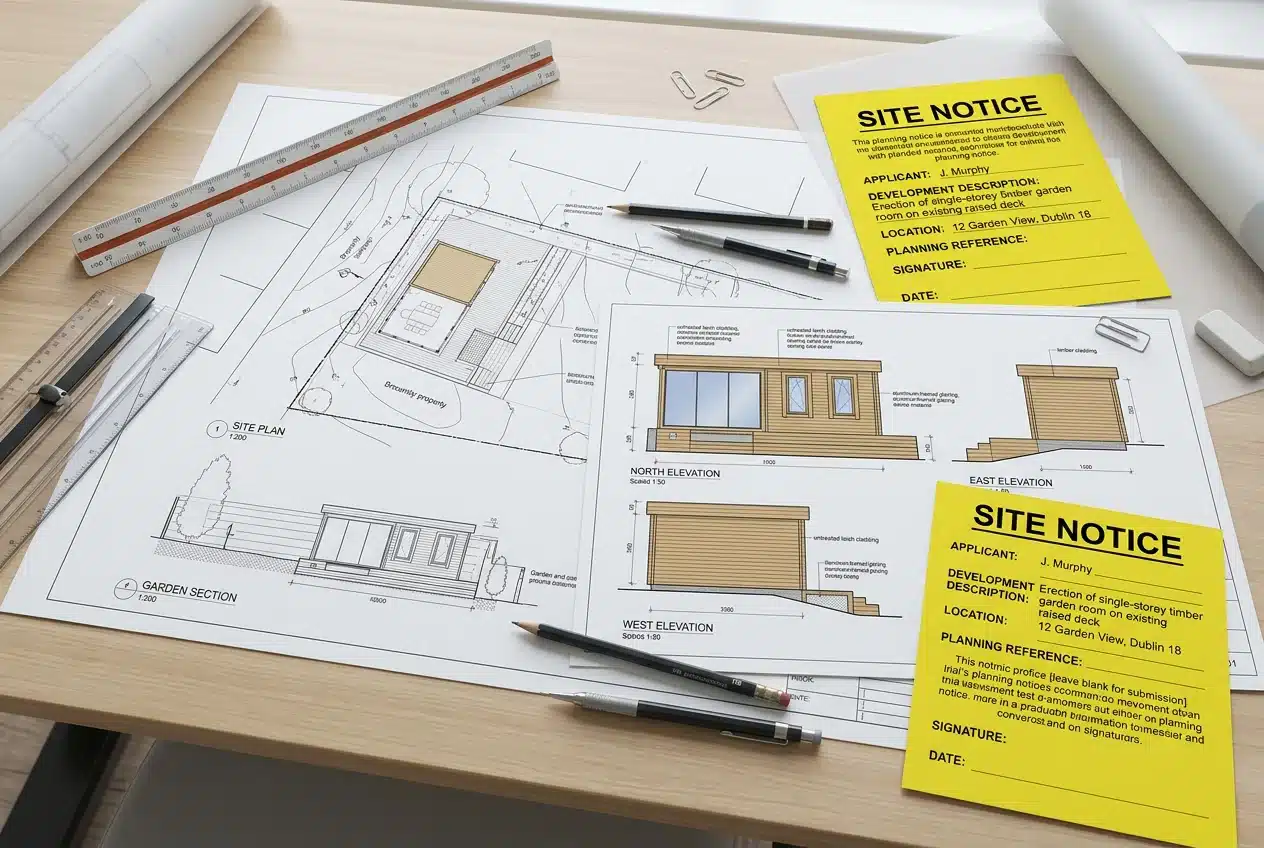Planning application drawings desk