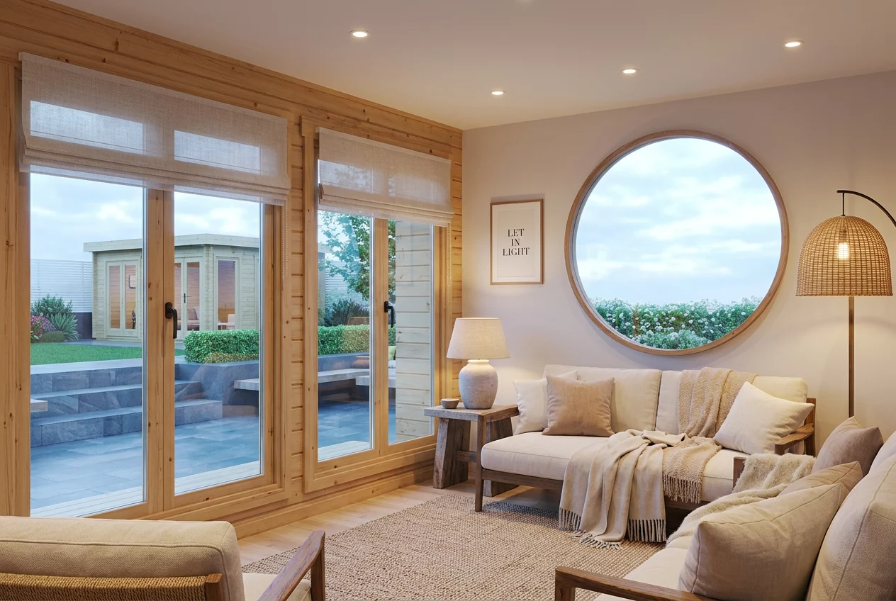 Natural light coastal room