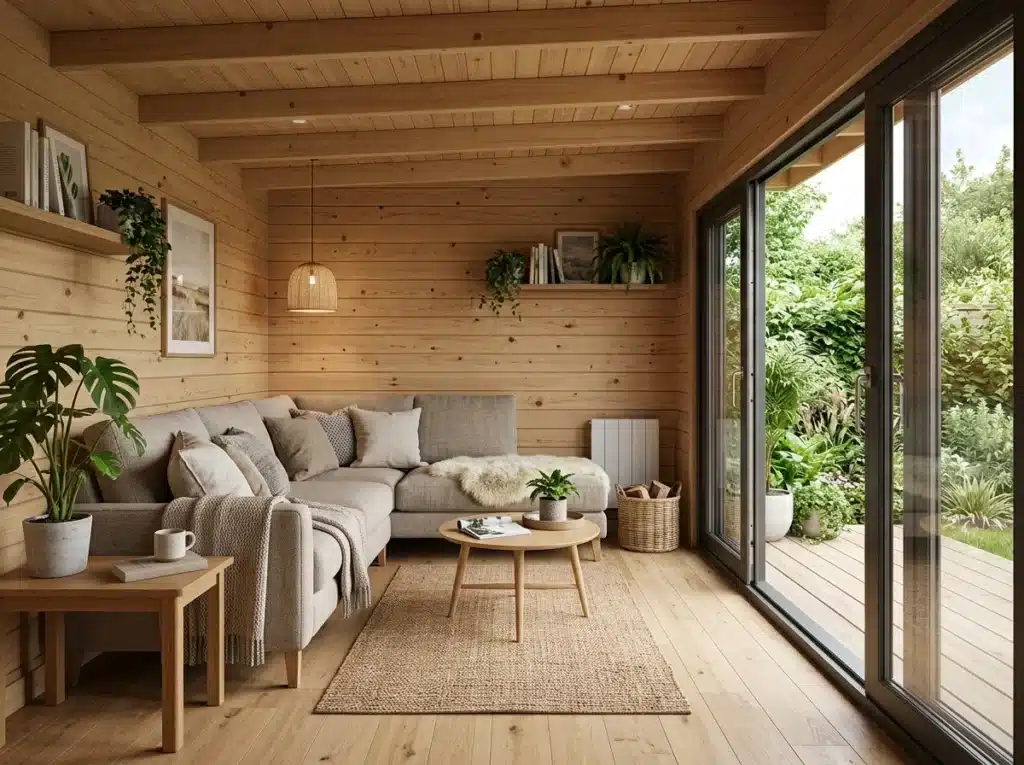 Corner sofa garden room