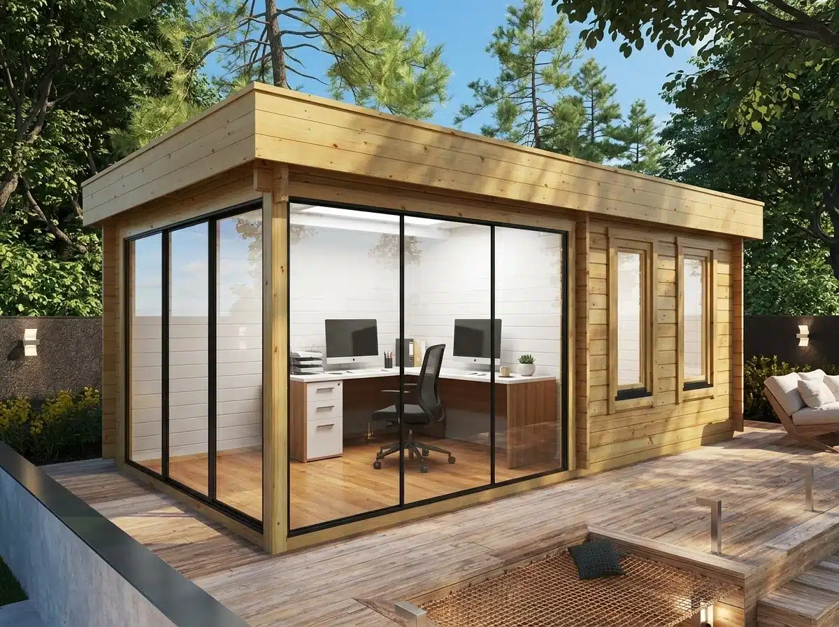Corner room glazing