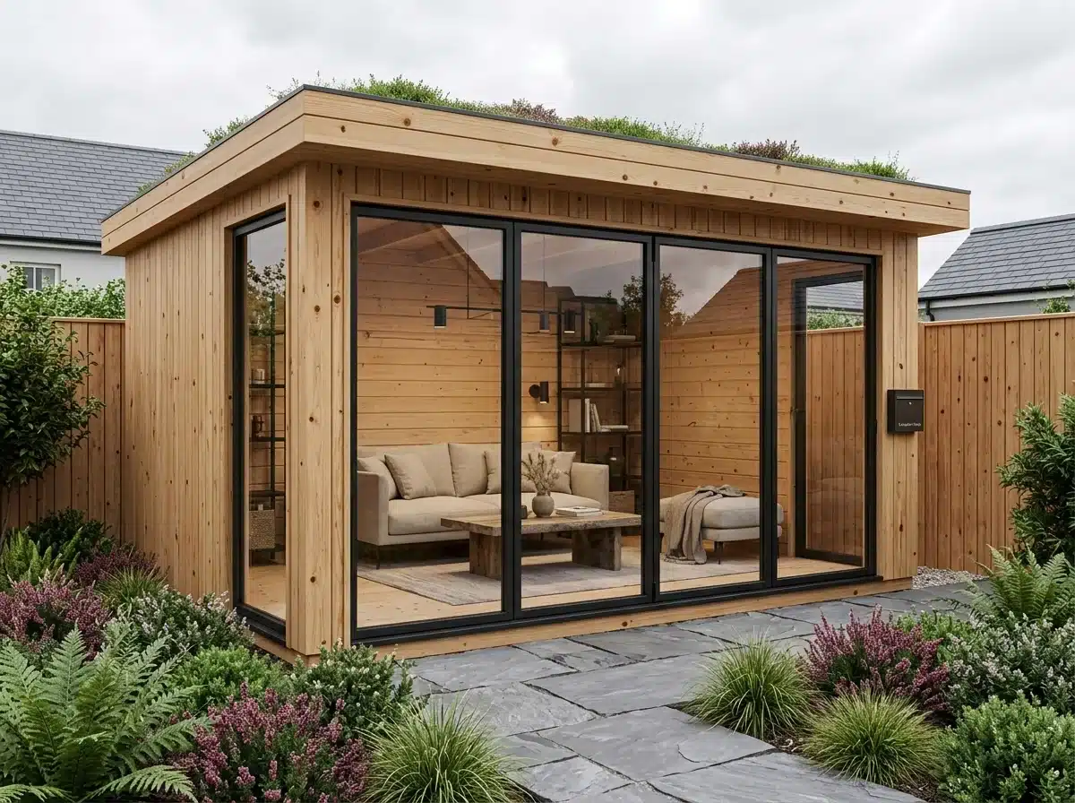 Contemporary pod garden room