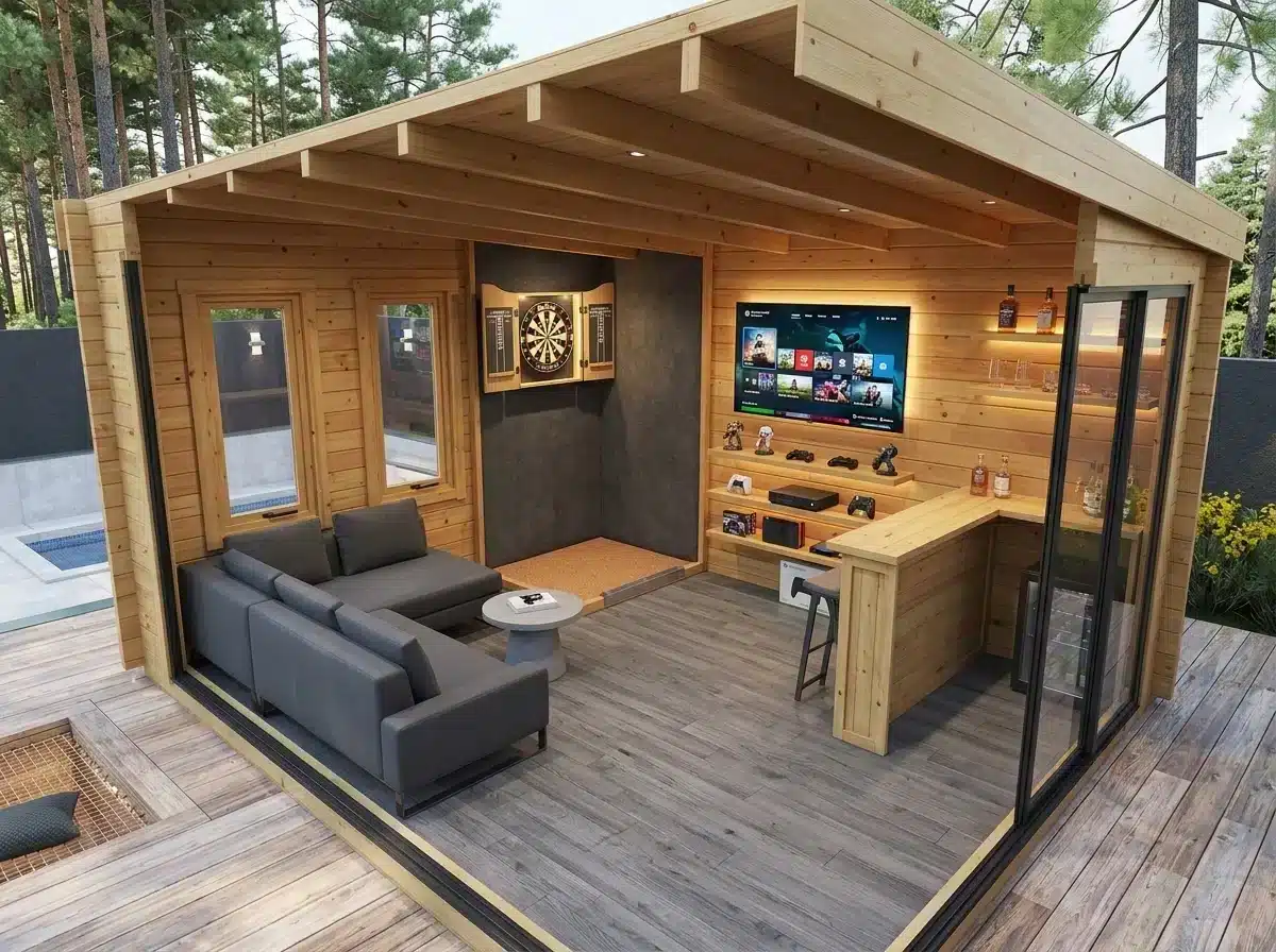 Small multi-use games room