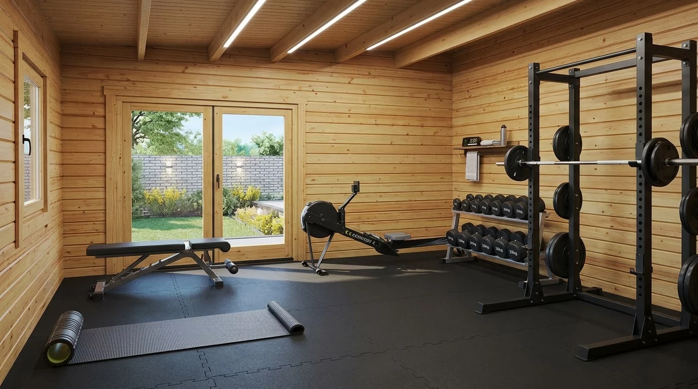 Compact gym layout