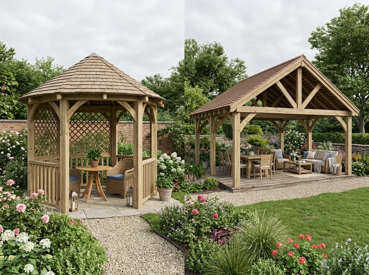 Gazebo pavilion comparison